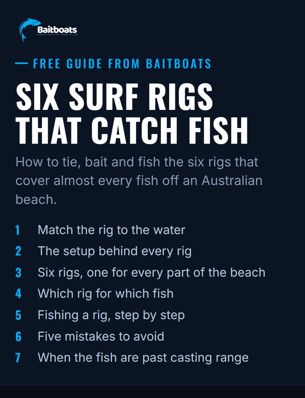 Cover of the Six Surf Rigs That Catch Fish guide