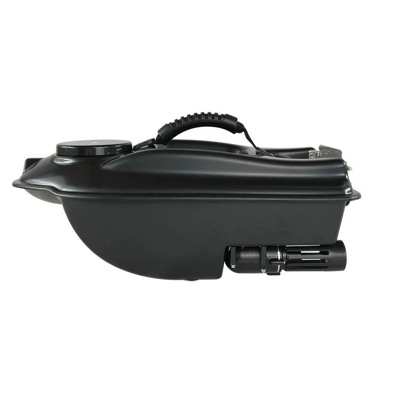 Boatman Actor bait boat side profile showing the hull and rear motor