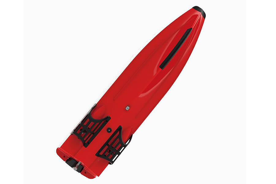 RC fishing surfer fish finder bait boat hull and twin brushless motors